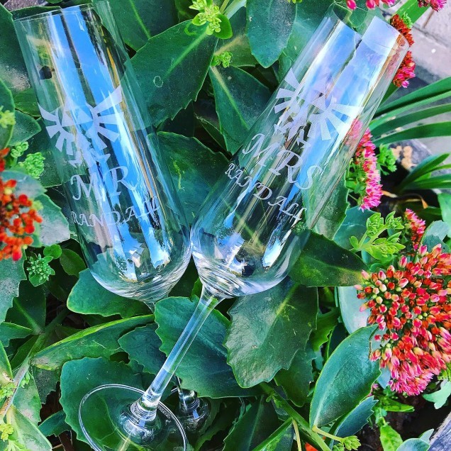 Гравіювання на келихах Фото